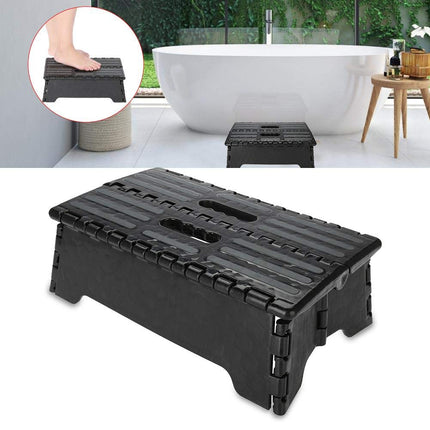 Elderly Step Stool, Portable Folding Step Stool for Elderly Pregnant Bathroom Travel, Load Capacity up to 136 kg, 37.8 x 21.6 x 13 cm