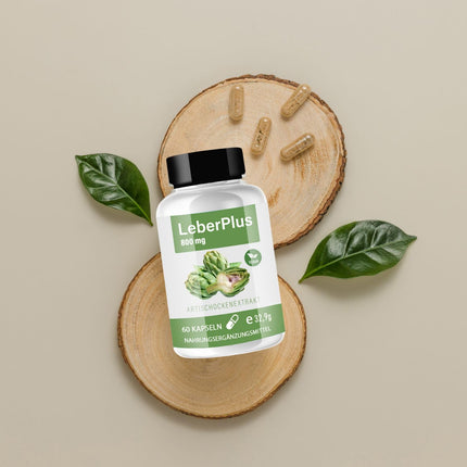 LiverPlus Capsules – Natural support for liver function | High-dose liver care with herbs &amp; nutrients | Against fatty liver disease | Metabolism | Vegan capsules