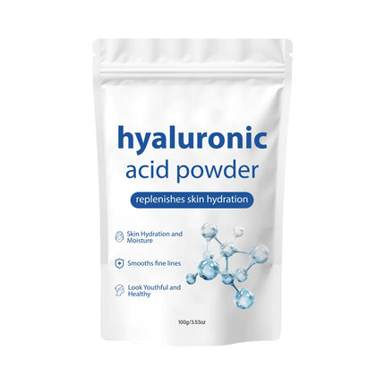 Hyaluronic Acid Powder | 100 g Hyaluronic Acid Powder Pure | Deep Hydration Hyaluronic Acid Serums for Face Masks | Water-Soluble Hyaluronic Powder Skin Care for All Skin Types