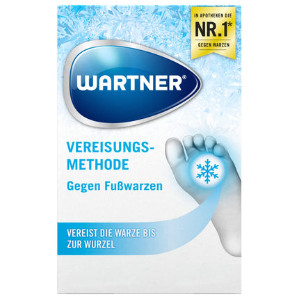 WARTNER Wart Freezing Spray for Plantar Warts - Spray for the Treatment of Plantar Warts - Wart Cryotherapy for Self-Treatment for Children and Adults - 1 Pack, 1 x 50ml