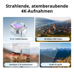 DJI Flip, Drone with 4k Camera for Adults, Mini Drone with Camera, < 249 g, Follow Me Function, 13 km Video Transmission, Hand Launch, Auto Return, 31 min Flight Time