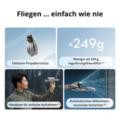 DJI Flip, Drone with 4k Camera for Adults, Mini Drone with Camera, < 249 g, Follow Me Function, 13 km Video Transmission, Hand Launch, Auto Return, 31 min Flight Time