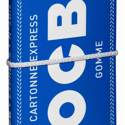 OCB Cigarette Papers Blue Elastic 25 booklets of 100 leaves made from 100% natural plant fibers with elastic band closure