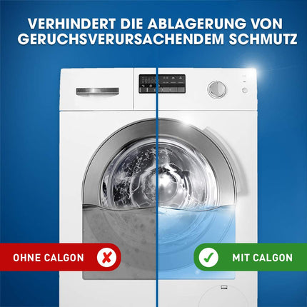 Calgon 4-in-1 Power Tabs – Water softener against limescale, dirt, and corrosion in the washing machine – Prevents unpleasant odors – 1 x 47 Tabs