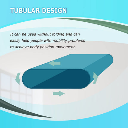 LOSCHEN Tubular Sliding Sheets for Patient Transfer, Sliding Sheets to Assist Elderly Transfers (72x120cm（28"x47"）, Blue)