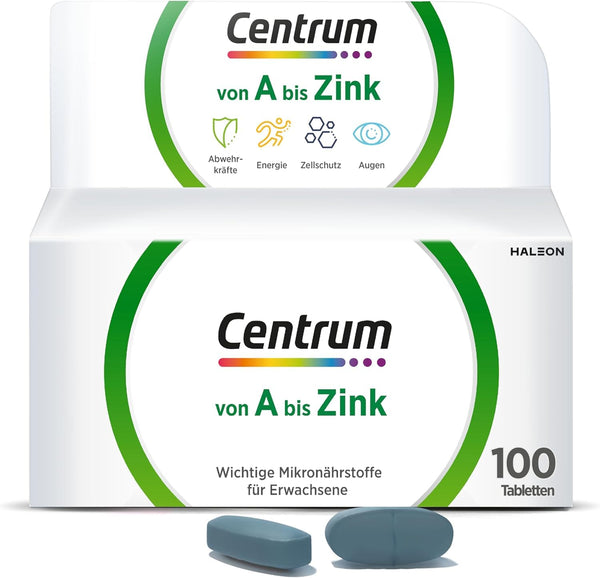 Centrum From A to Zinc, 100 pcs. - High-quality dietary supplement for a complete daily supply of micronutrients - Packaging may vary
