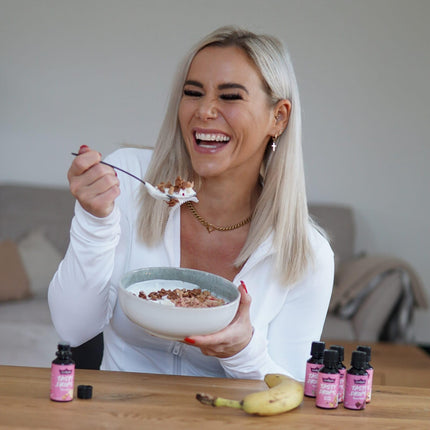 GymQueen Tasty Drops, Vanilla, Flavour Drops without Calories, 30ml