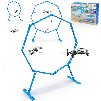 Beria Mini RC Drone Obstacle Avoidance Training Toy for Kids Racing Gates Drone Helicopter Competition Practice Track Accessories Gifts for 3-10 Years Girl Boy Birthday Children's Toys