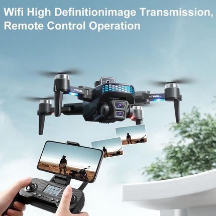 OBEST GPS Drone with 4K Camera, WiFi RC Quadcopter with Brushless Motor, Less than 249 grams, Durable, 360° Obstacle Avoidance, 2 Batteries, Suitable for Beginners