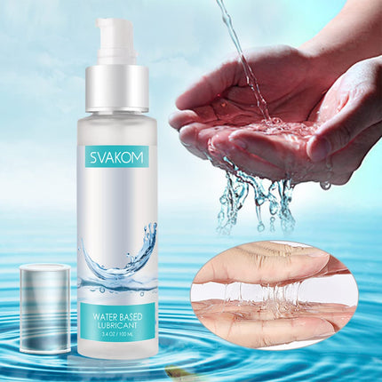 SVAKOM Deluxe Water-Based Lubricant Neutral, Silicone-Based Lubricant, Water-Based, Silky, 200ml Lubricant, Water-Based Lubrication, Gel Water-Based, Lube Waterbase