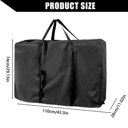 Wheelchair transport bag, 600D transport bag for rollator, 110x74x28cm wheelchair travel bag, large transport bag for rollator walker &amp; transport chairs snowboard bag e scooter bag
