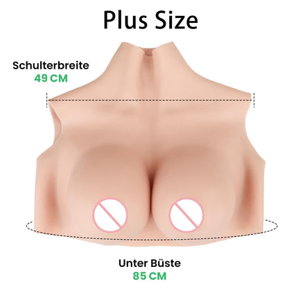 SOULDESIRE Silicone Breasts Crossdresser Breasts Silicone Breasts Artificial Breasts for Crossdresser Transgender Cosplay BG Cup