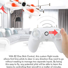 EMAX EZ Pilot FPV Drone RTF Kit, First Person View Drones with 600TVL CMOS Camera, 25mw Video Transmission, Mini Drone with Goggles and Radio Transmitter for Kids Adults and Beginners