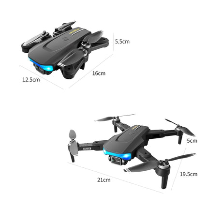 Goolsky Drone with Camera 6K LS-38 GPS 5G Wifi EIS Brushless Motor Anti-Shake Gimbal Video Aerial FPV Quadcopter Smart Follow Mode Gifts for Kids Adults Backpack Package 2 Batteries