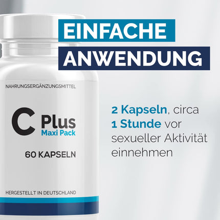 C + Capsules | Love, Lust &amp; Passion - for the active man | 60 Capsules MaxiPack 3x