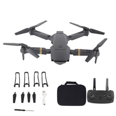 WIFI Drone, E58, Foldable 4K Aerial Camera, RC Quadcopter, 3.7V, 600mAh Li-ion Battery, RC Quadcopter Dual Camera with LED All-Round Light, Gift Choice for Boys and Girls