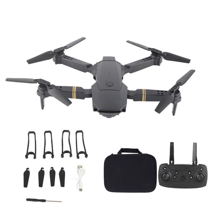 WIFI Drone, E58, Foldable 4K Aerial Camera, RC Quadcopter, 3.7V, 600mAh Li-ion Battery, RC Quadcopter Dual Camera with LED All-Round Light, Gift Choice for Boys and Girls