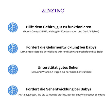 ZinZino BalanceOil+ Fish Oil with Omega-3 2478 mg, Omega-9, Vitamin D3, Tocopherol, DHA, EPA with Olive Oil Flavor Orange-Lemon-Mint, 300 ml