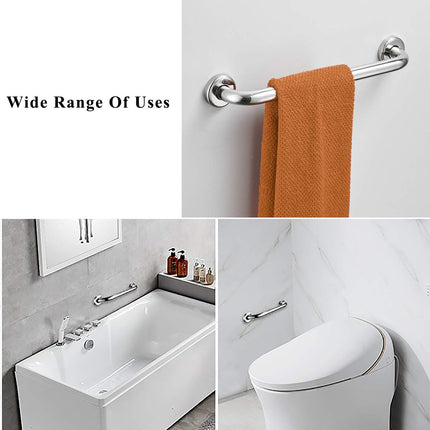 Grab bar stainless steel non-slip for bathroom bathtub shower safety handles for seniors and children 25 cm
