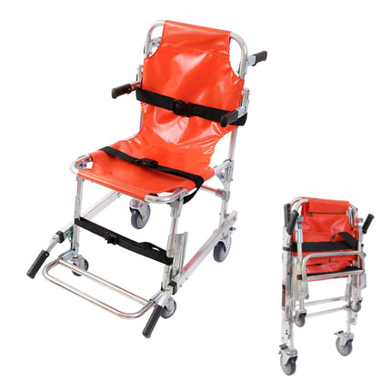 Transport chair, evacuation chair, carrying chair, patient transport, stair chair, hospital chair, lightweight, foldable ambulance firefighter evacuation chair for ambulances with sc