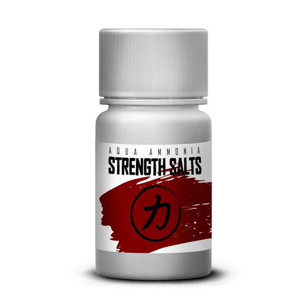 Strength Shop Smelling Salts made from extra strong ammonia, 1 x 50 ml, smelling salt for extreme focus and alertness, ideal as ammonia smelling ampoules for the gym, strength training, powerlifting, etc.