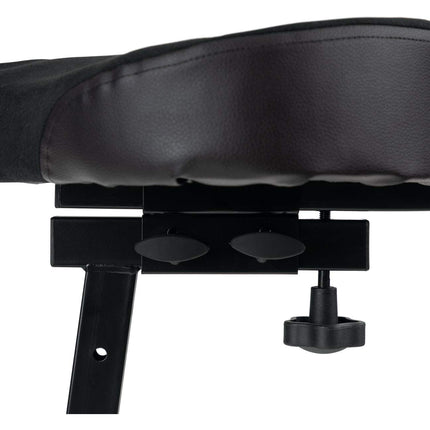 Classic Cantabile ST-200 PRO standing aid standing chair standing seat ironing chair (solid steel frame, rubber feet, seat height 5-level, 57-81 cm adjustable, seat area WxHxD: 41 x 8.5 x 37 cm) black
