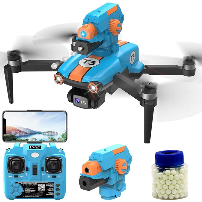 OBEST Drone with 1080P Adjustable Camera, Brushless RC Folding Drone with Shooting Tower, FPV WIFI Quadcopter, Optical Flow Positioning, Mini Drone for Kids Beginners