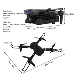 Drones with Camera for Adults, Beginners, Foldable RC Quadcopter with 3-sided Obstacle Avoidance, Portable WiFi Quadcopter HD 4k Aerial, Remote Control for