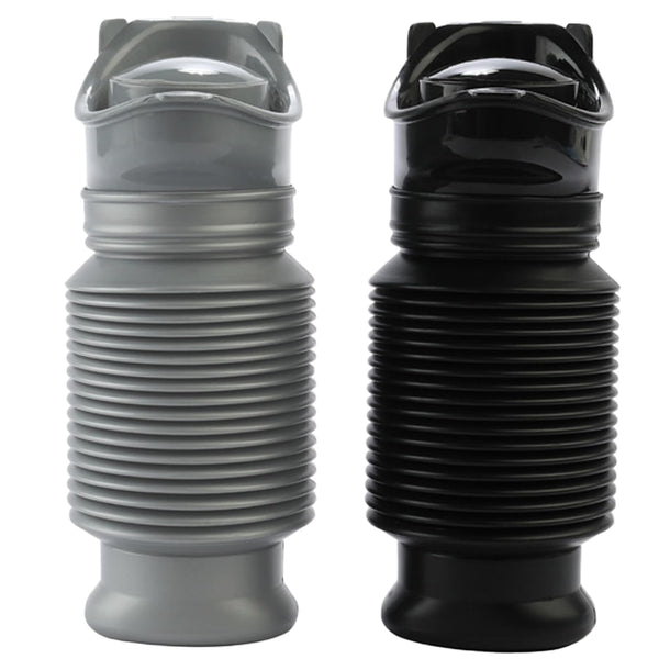 Topcloud Shrinkable Urinal, 2 Pack 750ml for Men and Women, Portable Mobile Toilet Potty Urine Bottle, Reusable Emergency Urinal for Camping, Car, Travel, Traffic Jam and