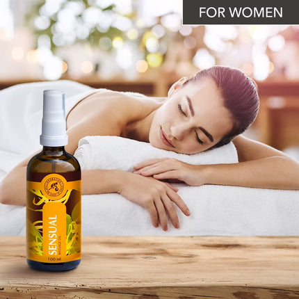 Massage oil 100ml - Natural ylang ylang oil and jojoba oil - Wonderful fragrance - Aphrodisiac massage oil - Glass bottle - Natural cosmetics - Massage oils
