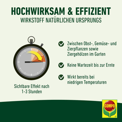 COMPO VOROX Weed-Free Express - 2.2L - Control of weeds on ornamental plants, fruit and vegetables, concentrate
