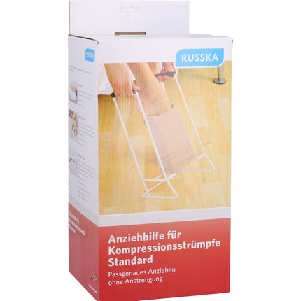 RUSSKA 26011200 Donning aid for compression stockings standard, white