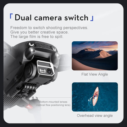 LUXWALLET Libra Spectra - 2025 Editie - Drone Met Laser Obstakel Ontwijking - Dual-Camera Systeem - Optical Flight Positioning - Stijgen En Landen Met EEN Knop - Headless Mode