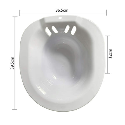 Bwelcam Sitz Bath for the Toilet, Bidet Insert for Toilet, Shatter-Proof Sitz Baths, Sitz Bath Toilet Insert, Portable Bidet Basin