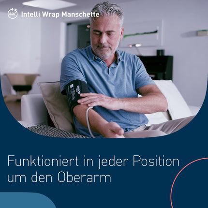 OMRON X3 Comfort - Automatic upper arm blood pressure monitor | "Good" Stiftung Warentest 09/20, clinically validated | also for diabetics &amp; pregnant women | 22-42cm Intelli Wrap cuff - safe use