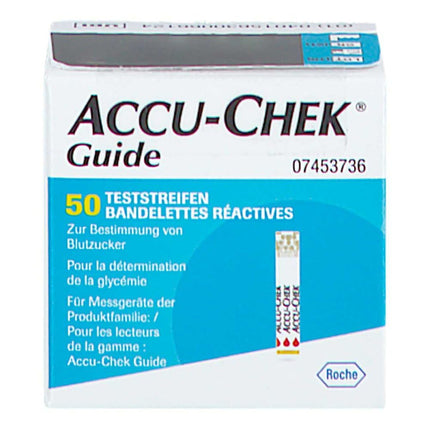 ACCU CHEK Guide test strips, 50 pieces