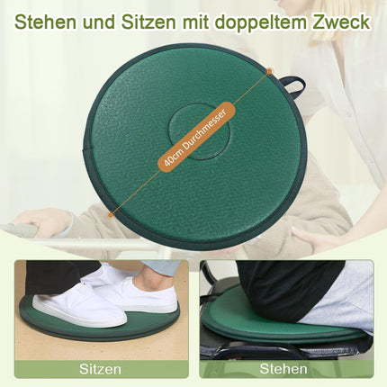 Ehucon Pivot Disc and Patient Transfer Board, Turning Devices for Elderly and Disabled People, Easy Turning Aids from Bed to Wheelchair, Chair or Car, 15.7 Inch Diameter