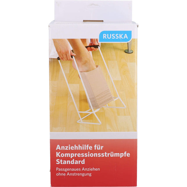 RUSSKA 26011200 Donning aid for compression stockings standard, white