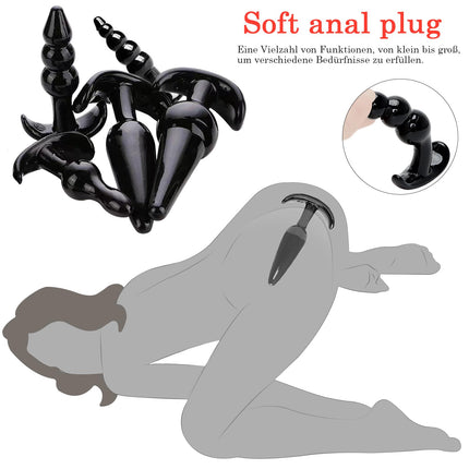 BDSMAGE Restraints Sex Set 25 PCS BDSMs Toys Hard Erotic Sex Toys for Couples Extreme Sex Toys Set for Couple Set Bondage Set Restraint Set SM Sex Toys Extreme Couples (Black - 25)