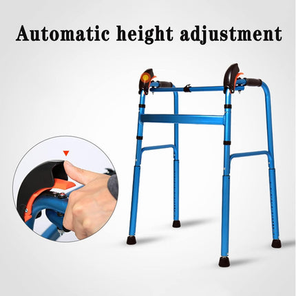 Walking frame, walking aid, stair climbing aluminum lightweight walking aid, for easy walking on stairs, non-slip adjustable height, stair aid stair lifts for elderly people with disabilities