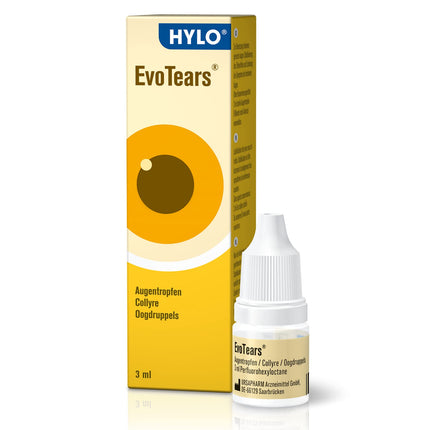 EvoTears® eye drops for dry eyes - Unique due to perfluorohexyloctane and water-free, 3ml