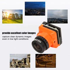 Camera High Definition 1500Tvl 2.1mm Lens OSD For Quadcopter Drone Orange Fpv Cam