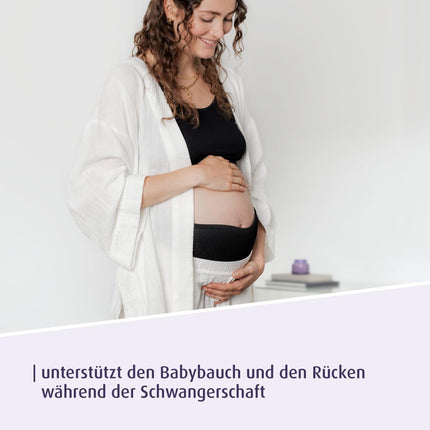 reer mama support belt | Comfortable, breathable pregnancy belt | with stepless Velcro fastener | extra long and comfortable