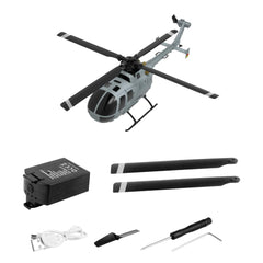 Remote Control Helicopter, 4CH RC Helicopter RTF with Aileronless Design and 6-Axis Gyro, Modularized Battery, One-Key Takeoff/Landing, Altitude Hold, for Adults Gift