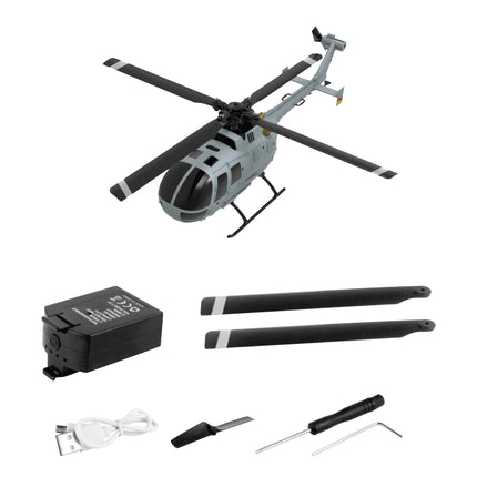 Remote Control Helicopter, 4CH RC Helicopter RTF with Aileronless Design and 6-Axis Gyro, Modularized Battery, One-Key Takeoff/Landing, Altitude Hold, for Adults Gift
