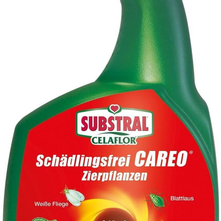 Substral Pest-Free Careo Ornamental Plants, against pests such as aphids, scale insects, mealybugs, caterpillars, 800 ml, Green
