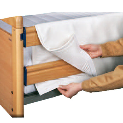 FabaCare side rail padding for nursing bed, upholstery for side rails, high-quality artificial leather with foam, special sealing, with zipper