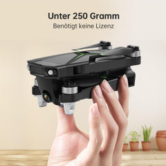 Loolinn | Drone with 4K camera as a gift for beginners - Under 250g, 50 minutes of flight time, two batteries, 4K photos, 2K videos, intelligent GPS return flight, C0 classification - GPS drone (gift idea)