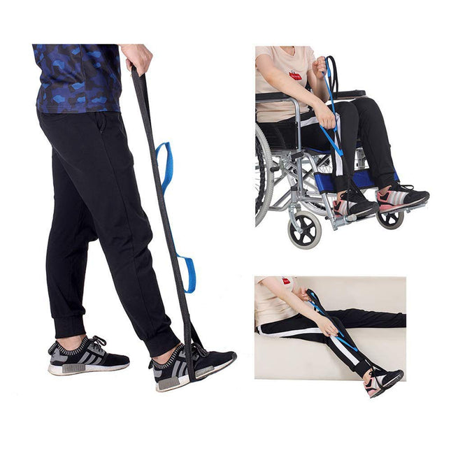 Dbtxwd Pack of 2 Leg Lifters with Two Handles, Mobility Device for Moving the Leg, Lifting Aid for Elderly, Disabled and Handicapped Users