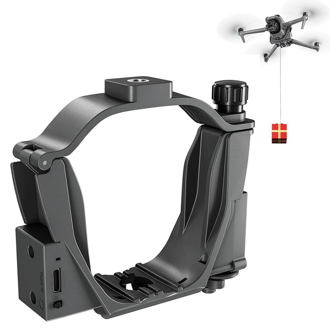 LICHIFIT Drone Airdrop System with 1/4 Screw Hole Interface for DJI Air 3 Photosensitive Thrower Transport Delivery Payload Release Dropping Device